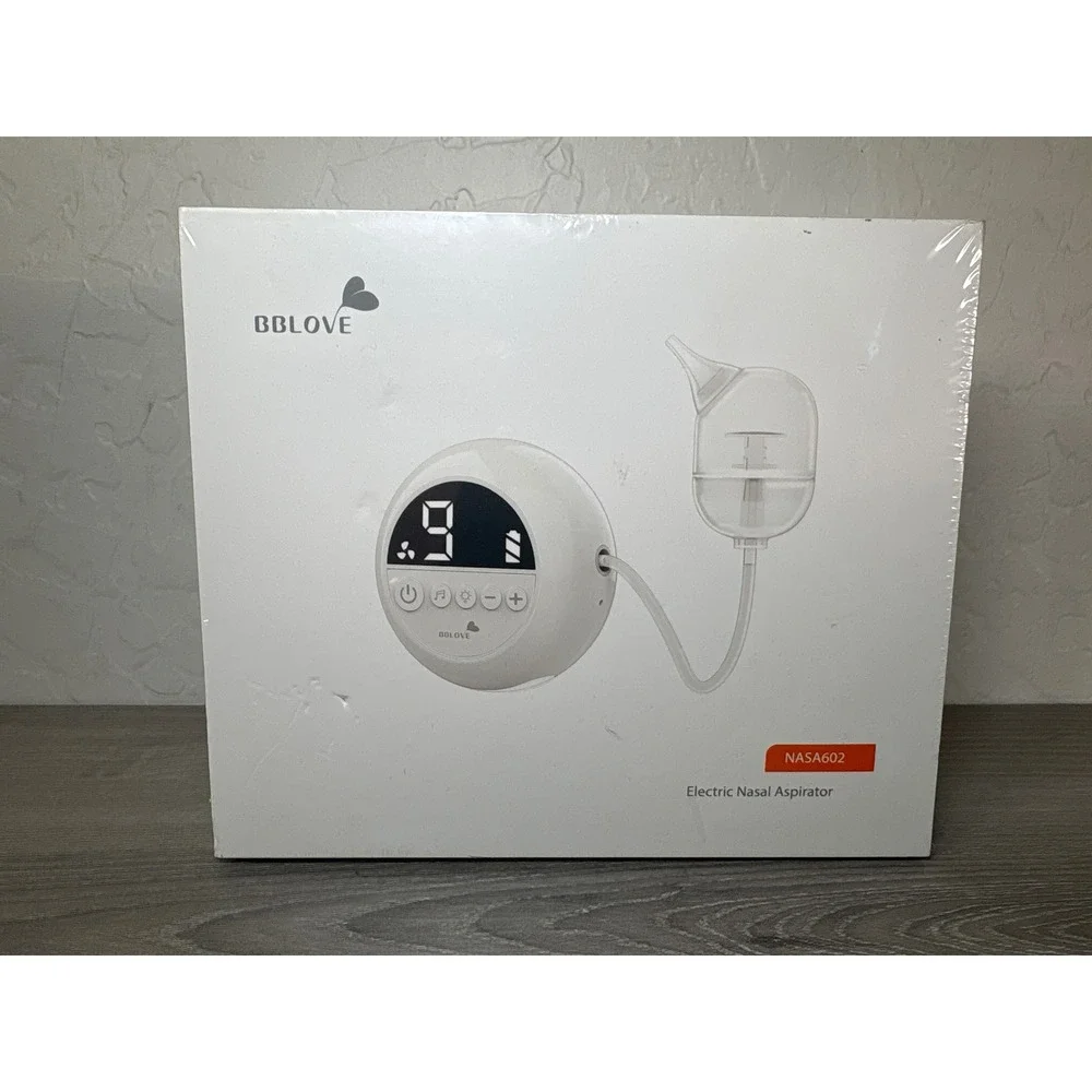 BBLOVE Electric Nasal Aspirator NASA602 White Rechargeable 9 Suction Level Music
